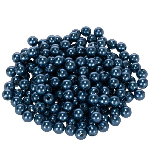 Dekorative perler Ø8mm blå 250 stk købe | Floristik24.dk