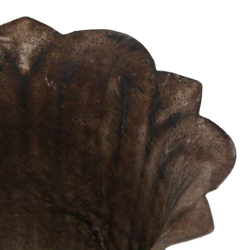 Floristik24 Dekorativ trofæ antik mini plantepotte gråbrun Ø12cm H13cm