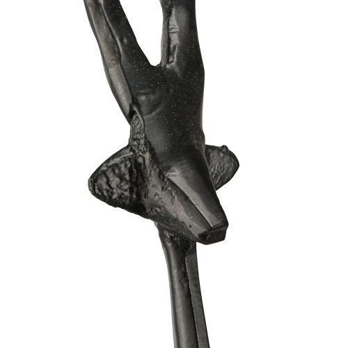 Floristik24 Dekorativ dekorationsfigur i rensdyrmetal i sort 15cmx8cmx53cm