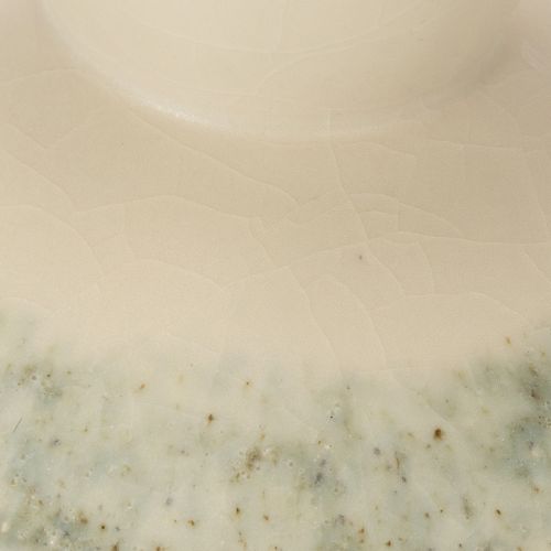 Dekorativ keramikskål, creme grågrøn, Ø20 cm, H16 cm | Floristik24.dk