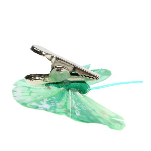 Floristik24 Dekorative sommerfugle på klippet forskellige farver 6 cm 24stk