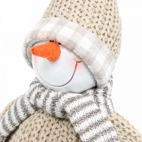 Floristik24 Deco snemand med hat og tørklæde julefigur H44cm
