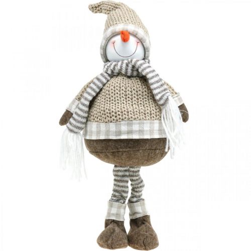Floristik24 Deco snemand med hat og tørklæde julefigur H44cm
