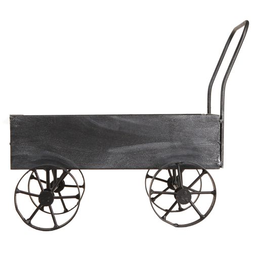 Artikel Dekorativ trillebør plantekasse metal antracit L30cm