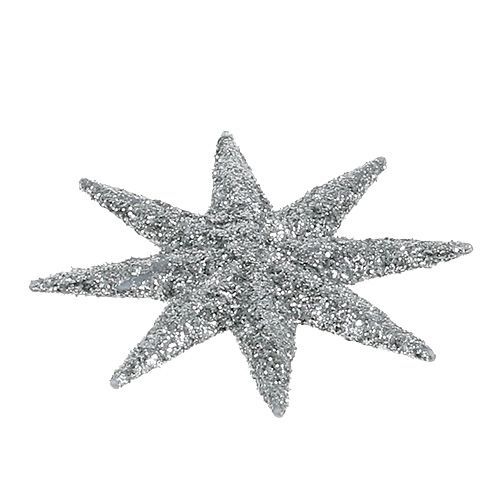 Artikel Dekorative stjerner sølv Ø5cm 20stk