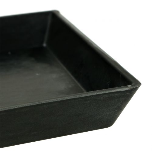 Floristik24 Dekorativ bakke antracit 43cm x 12cm