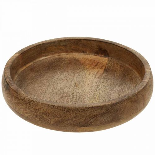 Floristik24 Deco skål træ mango træ træ skål træ tallerken Ø30cm