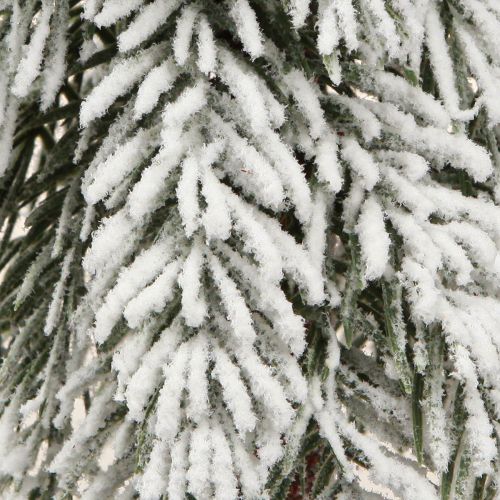Artikel Dekorativt juletræ med kunstig sne på fod 30cm 2stk