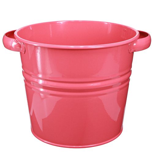 Dekorative potte pink metal urtepottegreb 31x26x 21,5cm