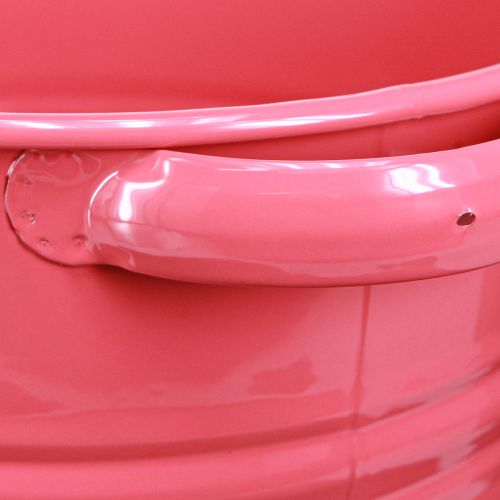 Artikel Dekorative potte pink metal urtepottegreb 31x26x 21,5cm