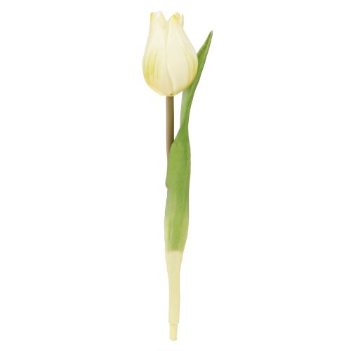 Artikel Dekorative Tulipaner Kunstige Blomster Hvid Creme 20cm 6 stk