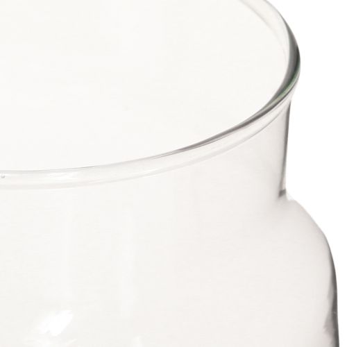 Artikel Dekorativ vase glas blomstervase gennemsigtig Ø14cm H15cm