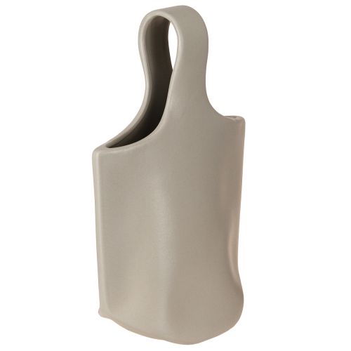 Artikel Dekorativ vase Keramisk taske Shopper Grå 19×4,5×33cm