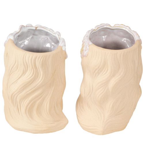 Artikel Dekorativ vase keramisk plantekasse pige Ø7,5cm H16cm 2stk