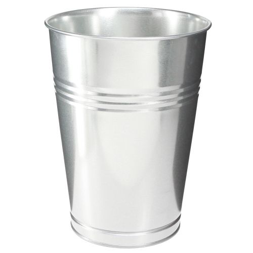 Artikel Dekorativ vase til tør dekoration metalvase sølv H30cm 7,5l