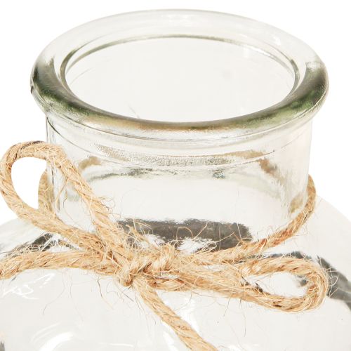 Artikel Dekorative vaser flaske vase glas på fod 12×12×20cm 4stk