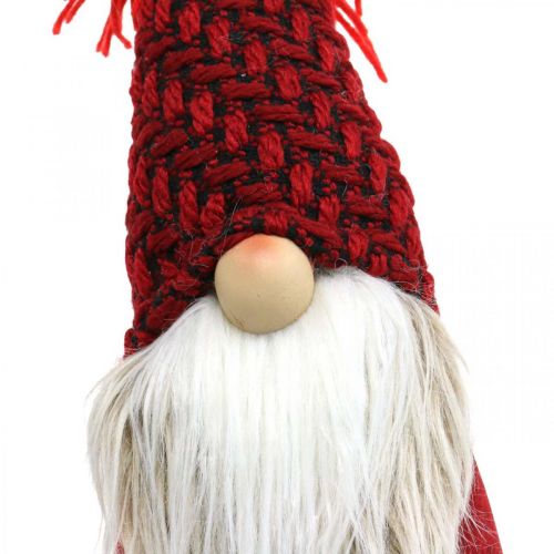 Artikel Deco Nisse Skæg Julenisse Deco Figur Rød H30cm
