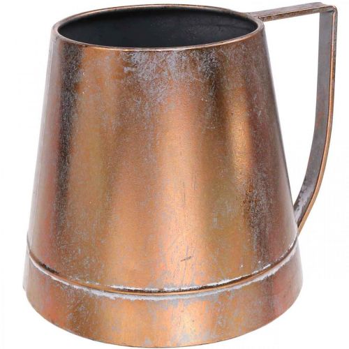 Floristik24 Dekorativ vase metal kobber dekorativ kande dekorativ kande B24cm H20cm