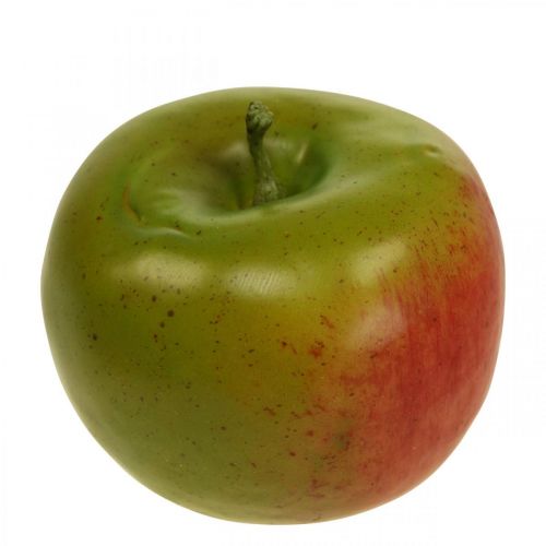 Floristik24 Deco æblerød grøn, deco frugt, maddummy Ø8cm