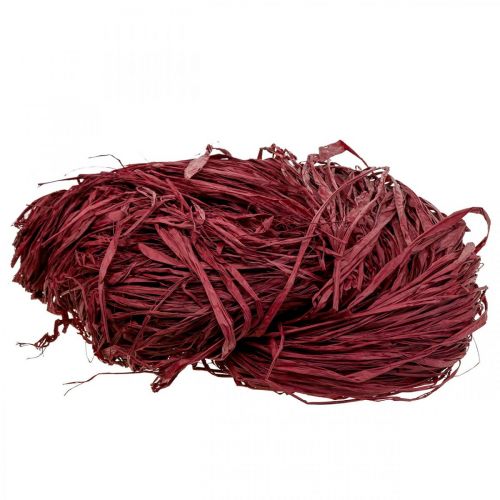 Artikel Dekorativ raffia til fremstilling af naturlig raffia raffia bordeaux 300g