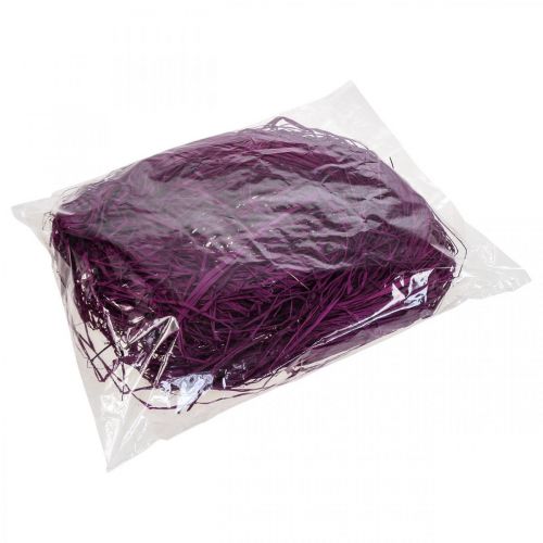 Artikel Dekorativ raffia til fremstilling af naturlig raffia raffia lilla 300g
