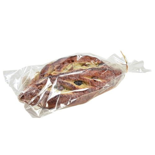 Artikel Dekorativ brødmad dummy rosinbrød kunstig 22cm