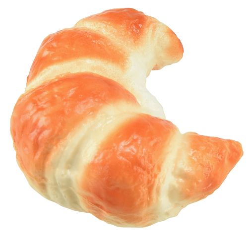 Artikel Dekorativ croissant kunstig maddummy 10cm 2stk