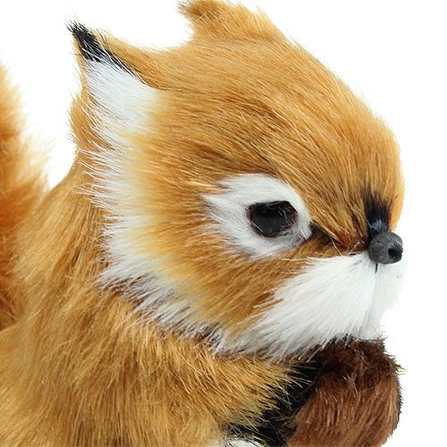 Floristik24 Dekorativt egern lysebrun 8,5 cm