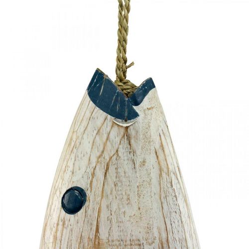Artikel Deco fisketræ Træfisk til at hænge op Mørkeblå H57,5cm