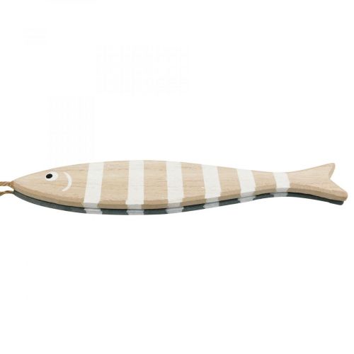 Floristik24 Deco fisk til at hænge op, træfisk deco L29cm 2stk