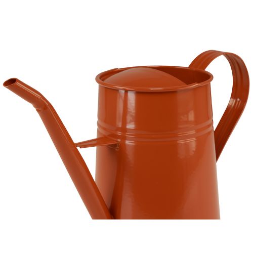 Artikel Dekorativ vandkande metaldekoration orange brun 1,7L H23cm