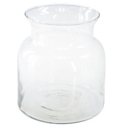 Floristik24 Dekorativ glasvase lanterne glas klar Ø18cm H20cm