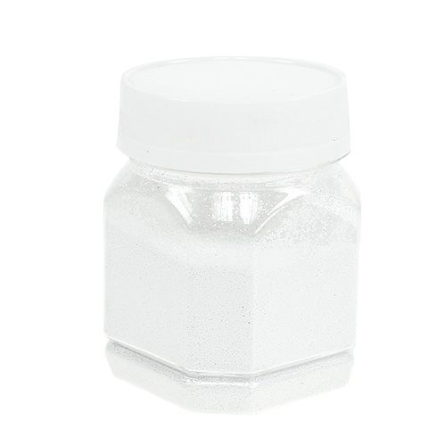 Floristik24 Dekorativ glitter hvid 115g