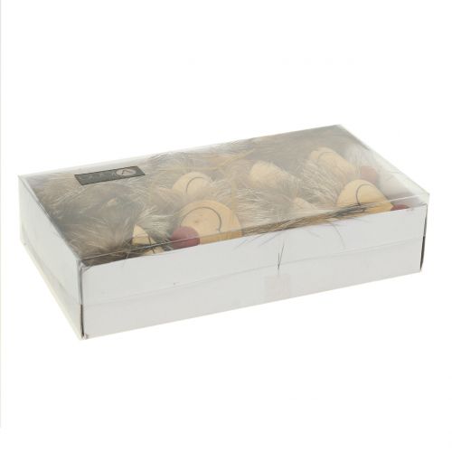 Floristik24 Dekorativ bøjle pindsvin med pels 6,5cm 8 stk