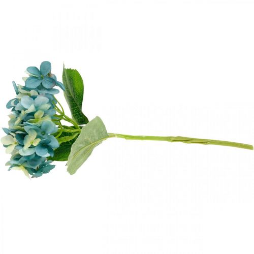 Artikel Dekorativ hortensia blå kunstig blomst Kunstig haveblomst H35cm