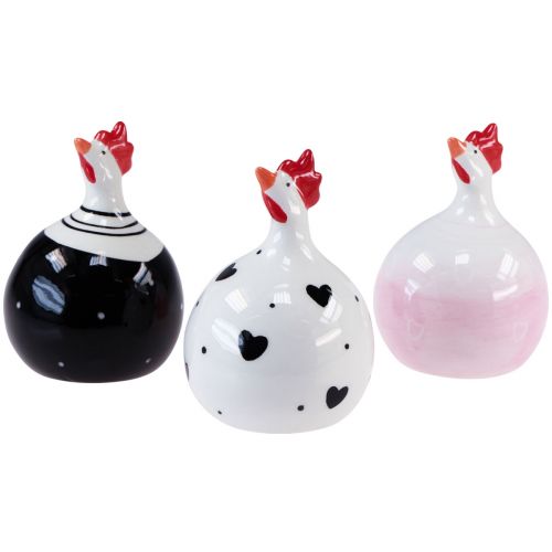Floristik24 Pyntekyllinger Påskedekorationsfigurer hane 11,5cm 3stk