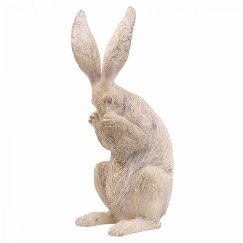 Floristik24 Deco kanin siddende deco figurer kanin par H37cm 2stk