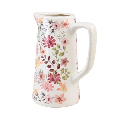 Floristik24 Dekorativ kande blomster keramik vase lertøj vintage 19,5cm