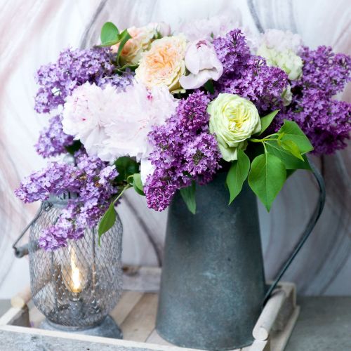 Floristik24 Dekorativ kande Vintage Ø15cm H27cm