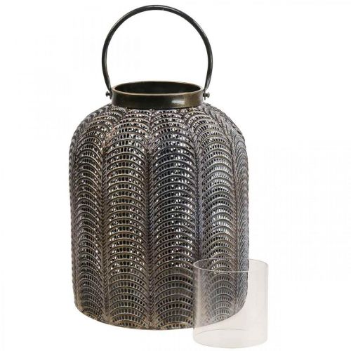 Artikel Dekorativ lanterne lanterne hængende metal dekoration Ø25,5cm H43cm