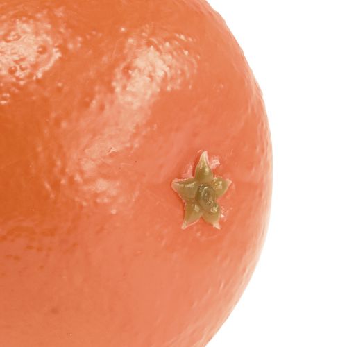 Artikel Dekorativ orange kunstfrugt Orange dekorativ frugt Ø8,5cm H8,5cm