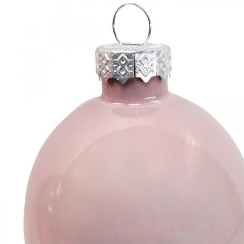 Floristik24 Deco påskeæg til at hænge op glas pink/grøn påskepynt 6 stk
