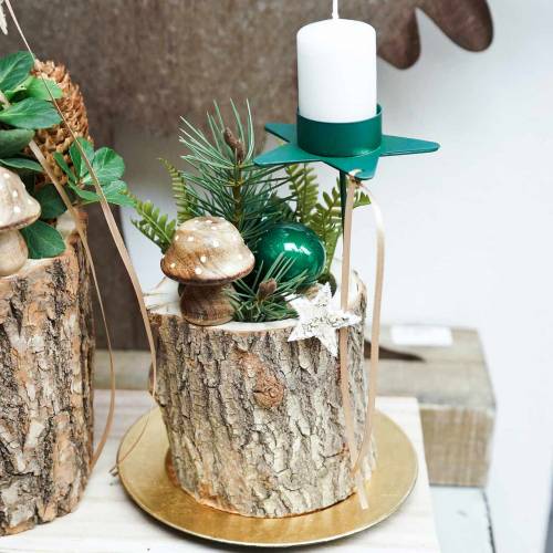 Floristik24 Dekorativ svampetræ natur 5cm 6stk