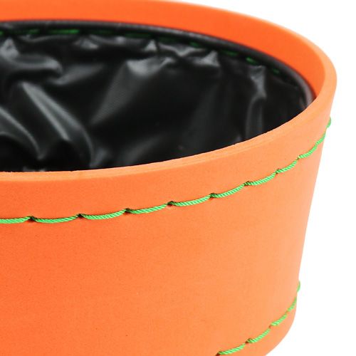 Floristik24 Dekorativ skål orange Ø20cm H9cm, 1 stk