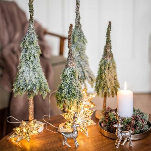 Floristik24 Deco juletræ sneet grønt, hvidt 56cm