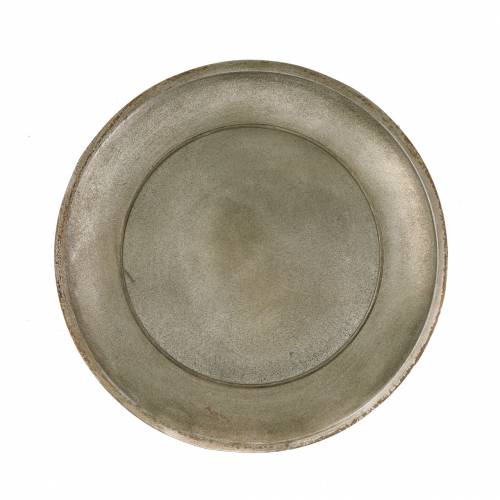 Floristik24 Dekorativ plade træ champagne Ø32cm