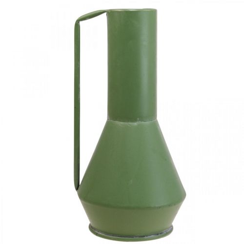 Artikel Dekorativ vase metalgrønt hank dekorativ kande 14cm H28,5cm