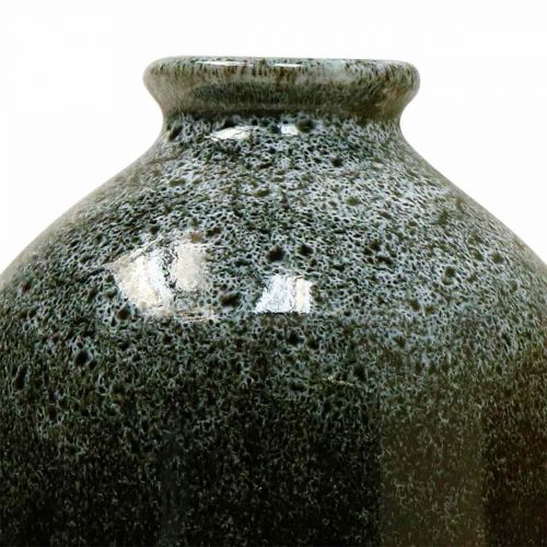 Artikel Dekorative vaser, keramiske vaser sæt runde H9,5cm Ø8cm 3stk