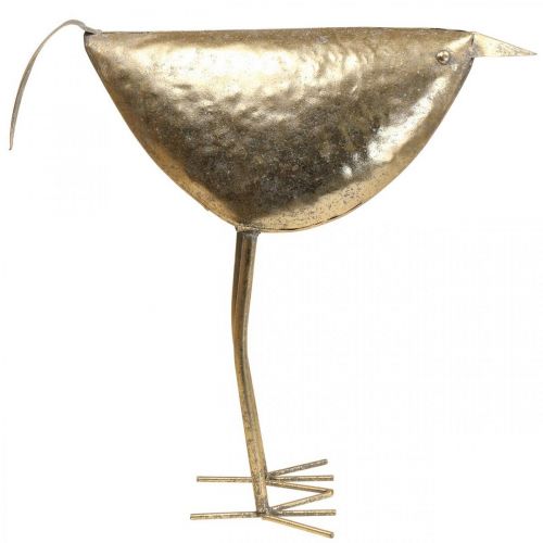 Floristik24 Deco fugl Deco figur fugl guld metal dekoration 46×16×39cm