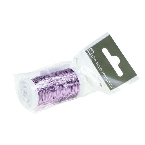 Artikel Deco Emaljeret Tråd Lavendel Ø0,50mm 50m 100g
